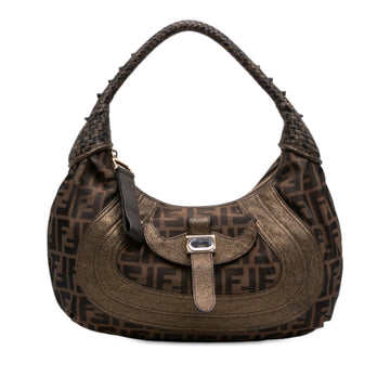 Fendi Zucca Canvas Spy Hobo Pre-Loved
