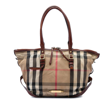 Burberry Small House Check Canvas Bridle