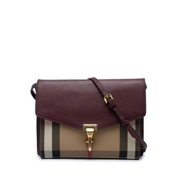 Burberry Small Leather And House Check