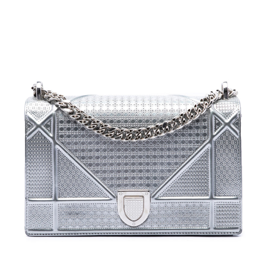 Dior Microcannage Patent Ama Crossbody