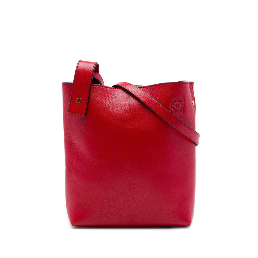 Loewe Grained Leather Anagram Asymmetric