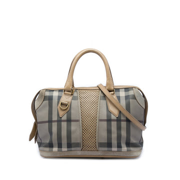 Burberry Smoke Check Coated Canvas