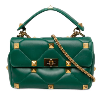 Valentino Large Nappa Roman Stud Satchel