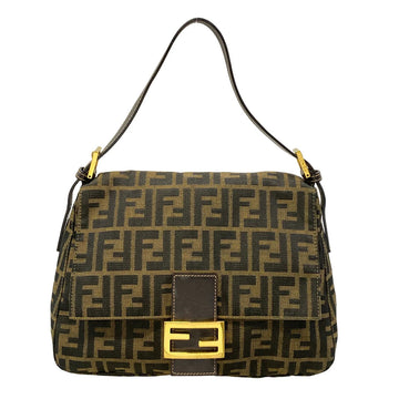 Fendi Mama Bucket Brown Dark Jacquard