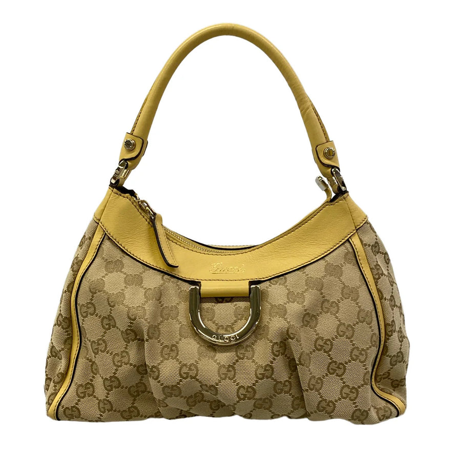 Gucci Gg Beige Dark Brown Yellow