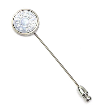 Hermes Selle Brooch Silver/Gray