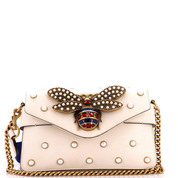 Gucci Broadway Pearly Bee Shoulder Bag