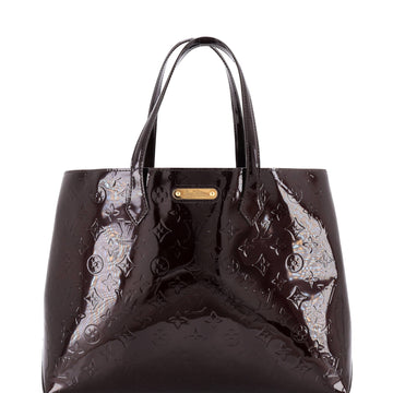 Louis Vuitton Wilshire Handbag Vernis Mm