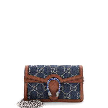 Gucci Dionysus Bag Gg Denim Super Mini