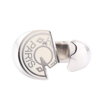 Hermes Carrousel Ring Metal Silver