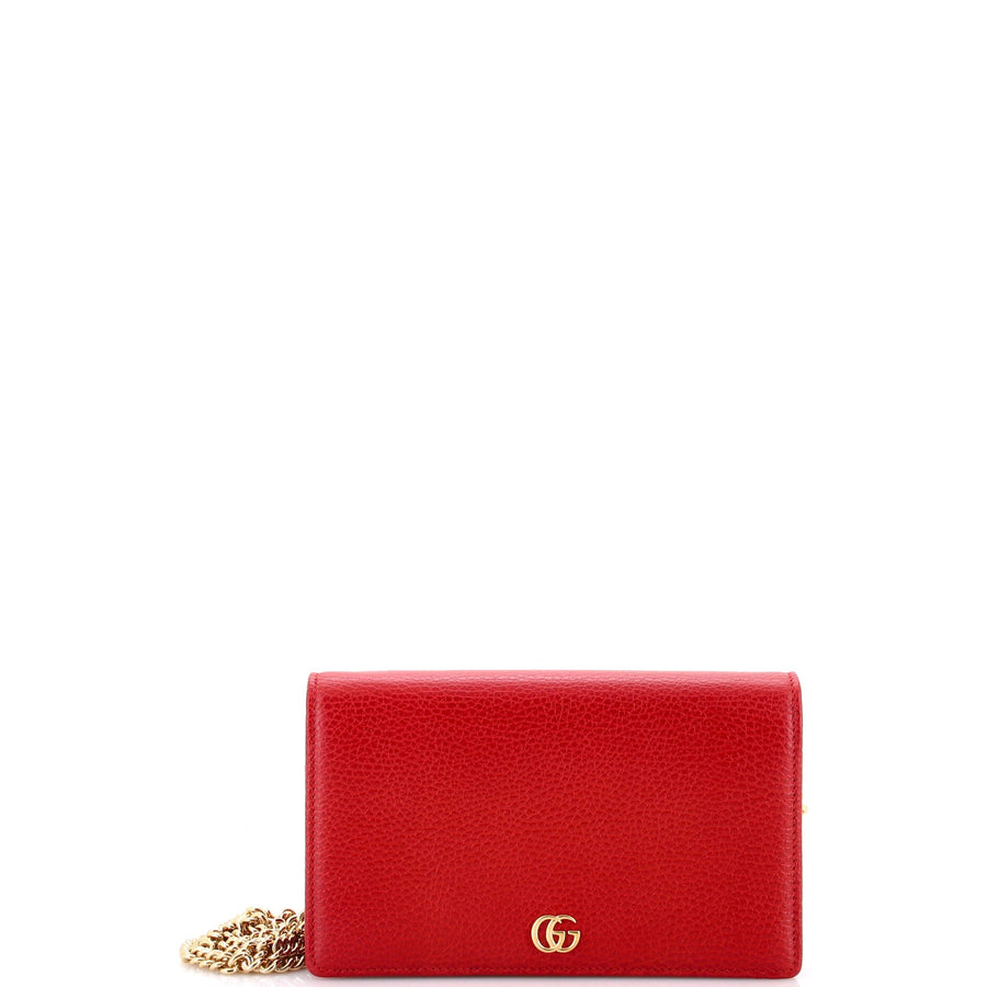 Gucci Petite Gg Marmont Chain Wallet