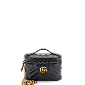 Gucci Gg Marmont Top Handle Vanity Chain