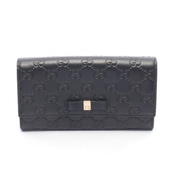 Gucci Guccissima Ribbon Bifold Long
