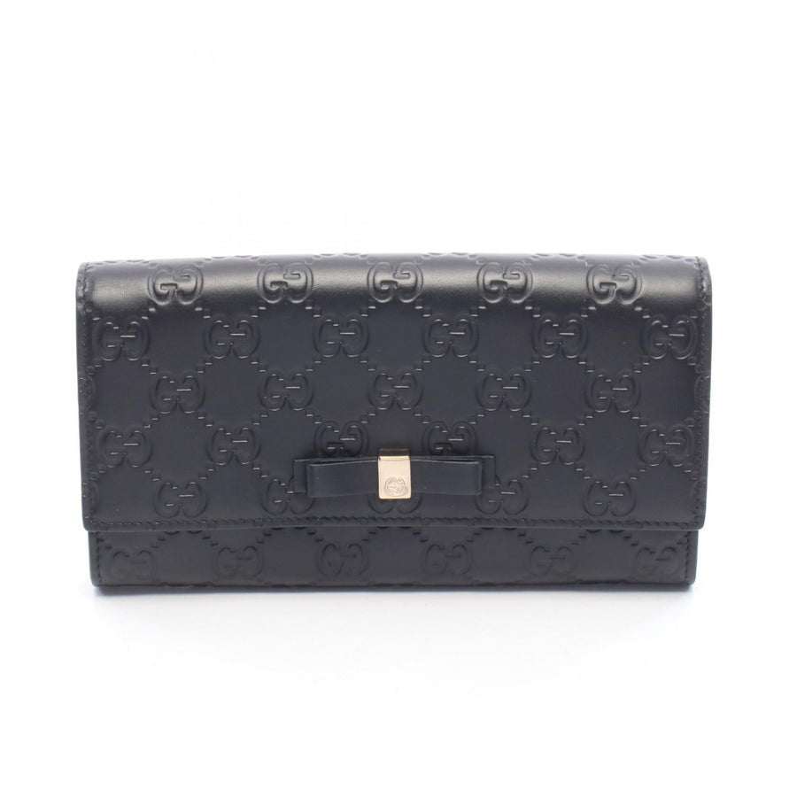 Gucci Guccissima Ribbon Bifold Long