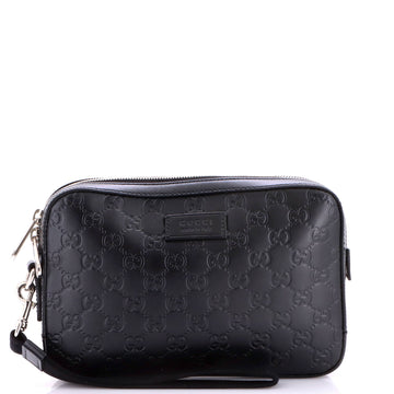Wristlet Clutch Guccissima Leather
