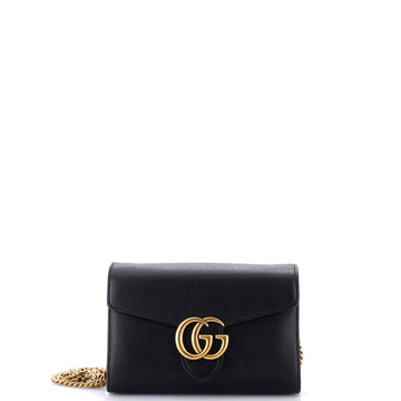 Gucci Gg Marmont Chain Wallet Leather
