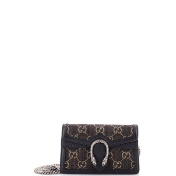Gucci Dionysus Bag Gg Denim Super Mini