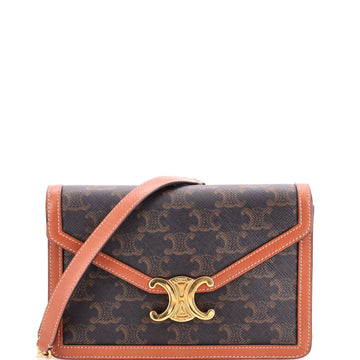 Celine Enveloppe Wallet On Strap