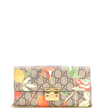 Gucci Padlock Continental Chain Wallet