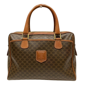 Celine Boston Bag Triomphe Coated Canvas