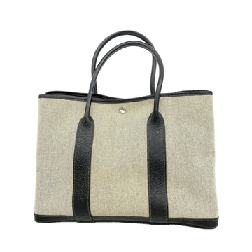 Hermes Garden Party Tote Toile And
