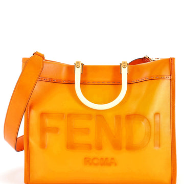 Fendi Sunshine Shopper Tote Leather