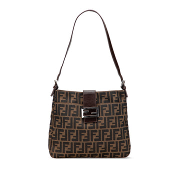 Fendi Vintage Shoulder Bag Zucca Canvas