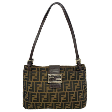 Fendi Vintage Shoulder Bag Zucca Canvas
