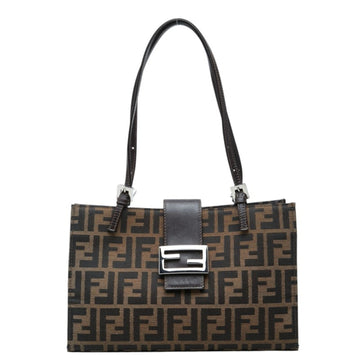 Fendi Vintage Shoulder Bag Zucca Canvas