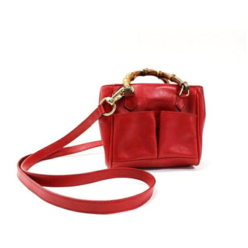 Gucci Bamboo Shopper Tote Leather Mini