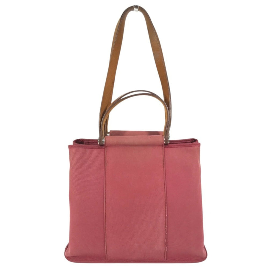 Hermes Cabag Elan Toile And Leather 39