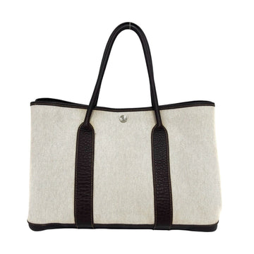 Hermes Garden Party Tote Toile And