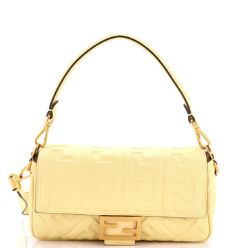 Fendi Baguette Nm Bag Zucca Embossed