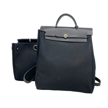 Hermes Herbag A Dos Backpack Toile
