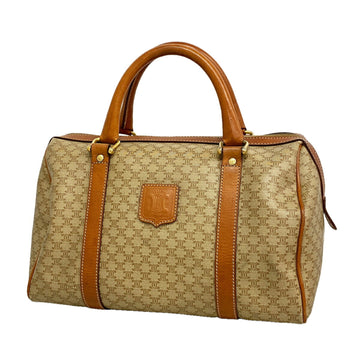 Celine Boston Bag Triomphe Coated Canvas