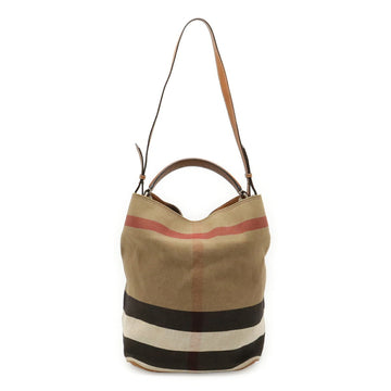 Burberry Ashby Bag House Check Canvas
