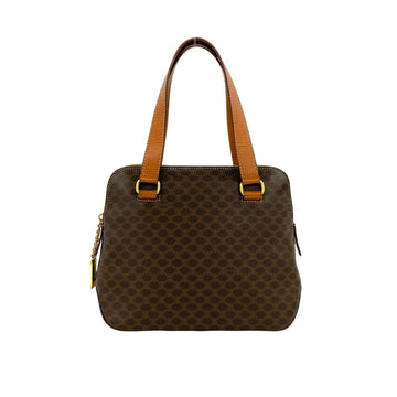 Celine Boston Bag Triomphe Coated Canvas