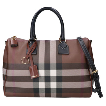 Burberry Bowling Bag Check E-Canvas