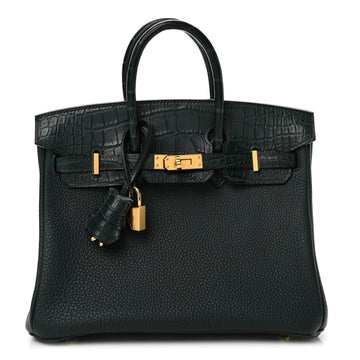 Hermes Togo Matte Alligator Birkin Touch