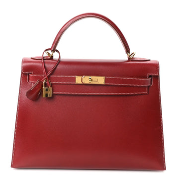 Hermes Veau Grain Lisse Kelly Sellier 32