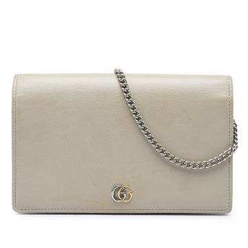 Gucci Gg Marmont Calfskin Wallet On