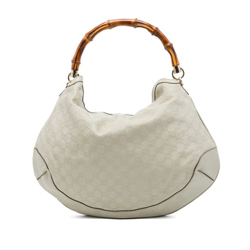 Gucci Ssima Bamboo Peggy Satchel Pre-