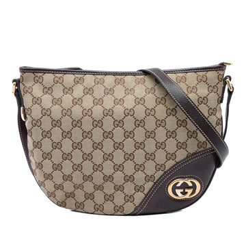 Gucci Medium Gg Canvas New Britt Half