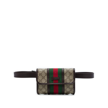 Gucci Gg Supreme Web Belt Bag Pre-Loved