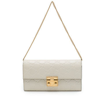 Gucci Ssima Padlock Wallet On Chain Pre-