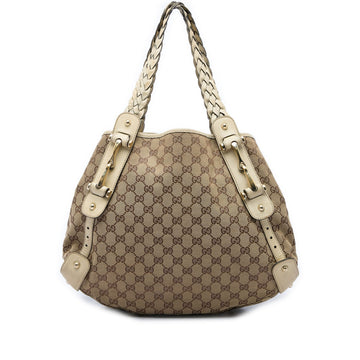 Gucci Gg Canvas Horsebit Pelham Shoulder