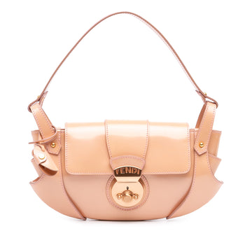 Fendi Leather Compilation Shoulder Bag