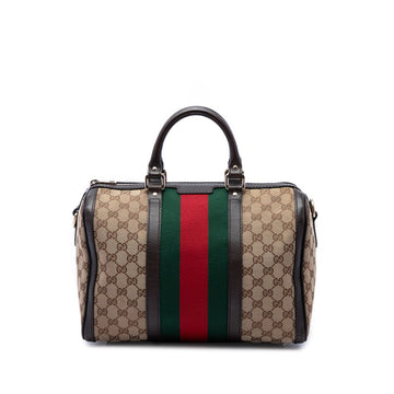 Gucci Medium Gg Canvas Web Joy Boston
