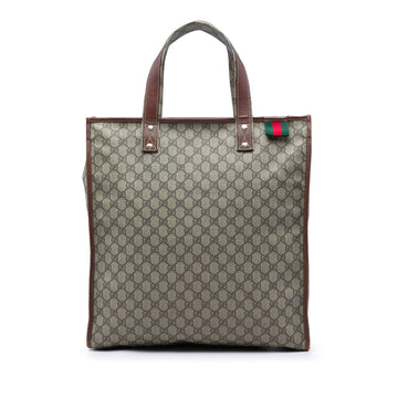 Gucci Gg Supreme Web Tote Pre-Loved