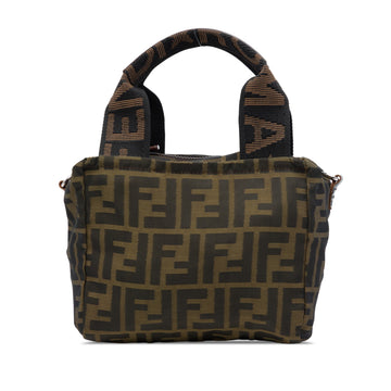 Fendi Mini Zucca Canvas Satchel Pre-